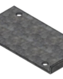 Bracket right side idler roll for cage